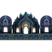 Mystic Sapphire Temple Stage