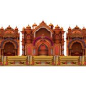 Royal Vermilion Mandap Stage