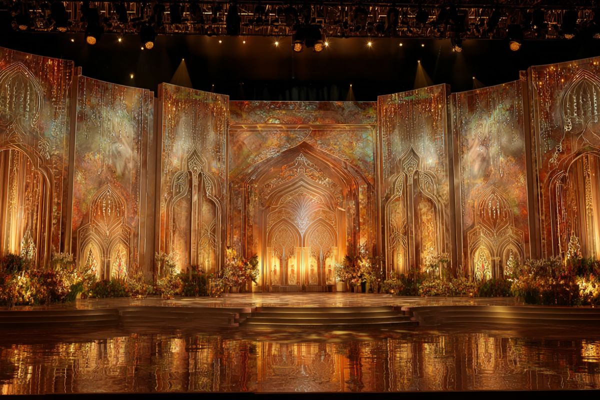 LED wedding mapping india