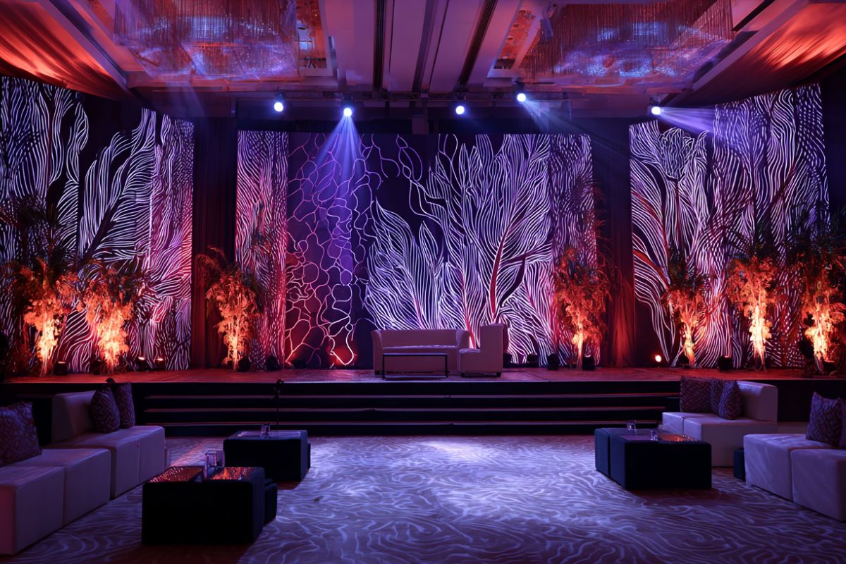 LED mapping wedding india