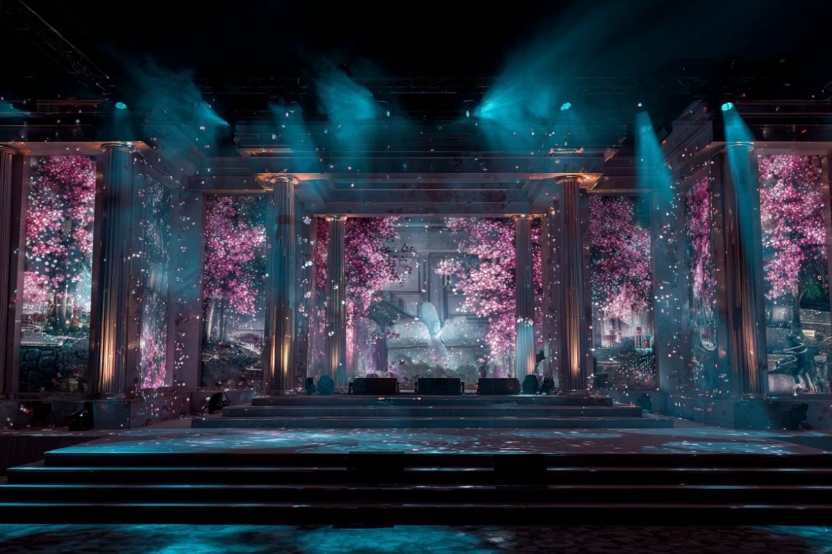 LED wall vs projection mapping