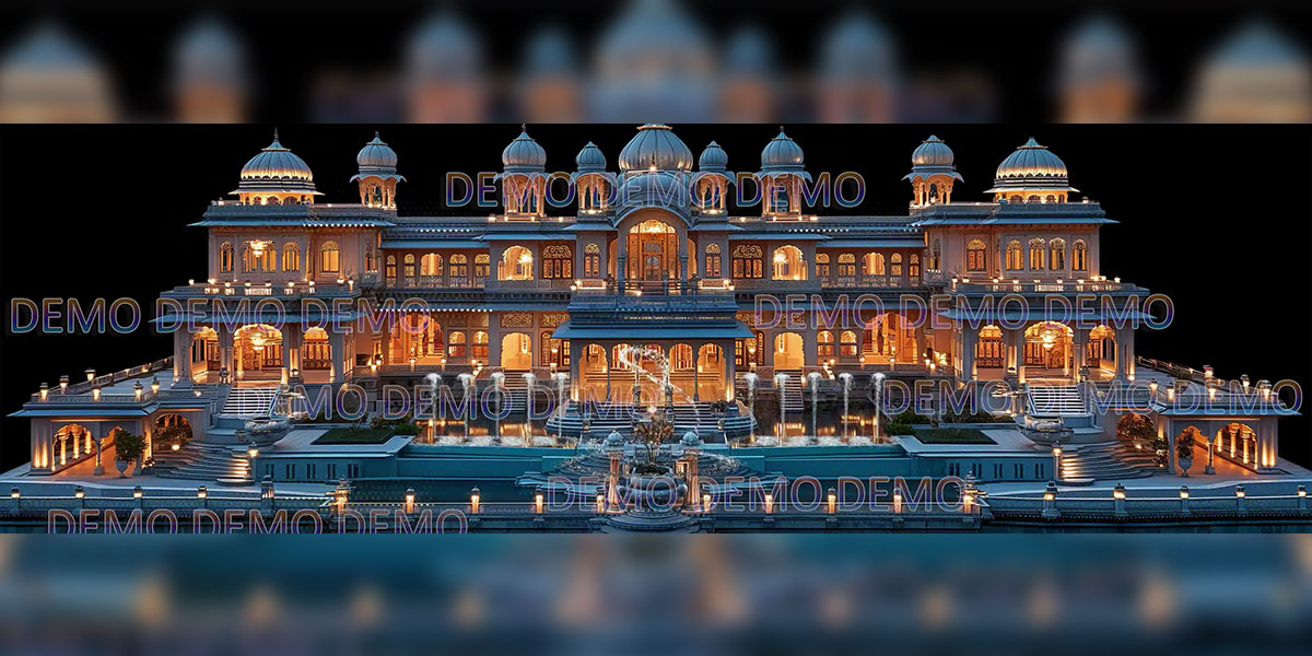 LumiLux Imperial Palace LED Mapping - A Symphony of Light and Architecture