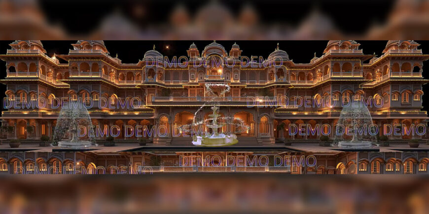 LumiLux Royal Palace - Grand LED Architectural Projection