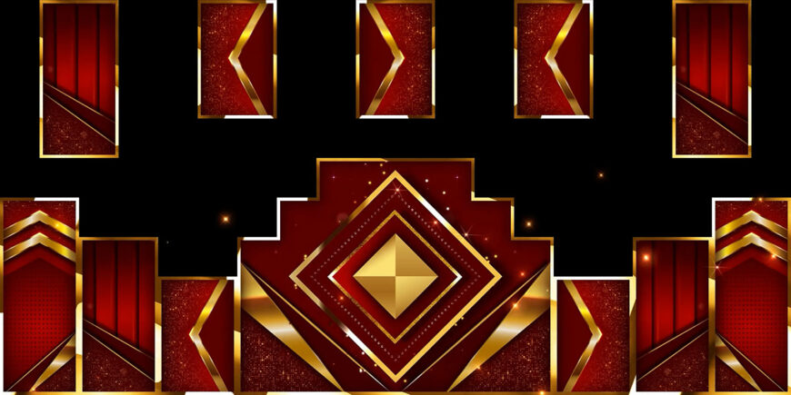 Crimson-Chevron-Glory-VJ-Loop-Red-Geometric-Stage-Motion-Graphics