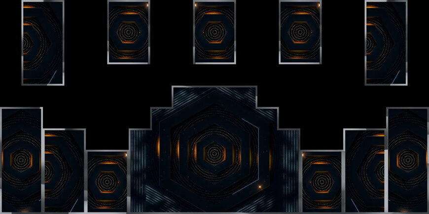 Obsidian-Hexagon-Aura-VJ-Loop-Modern-Black-&-Gold-Abstract-Visuals