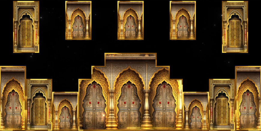 Golden-Royal-Palace-Arch-VJ-Loop