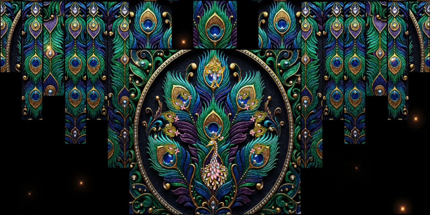 Royal-Blue-Green-Peacock-Stage-Visuals