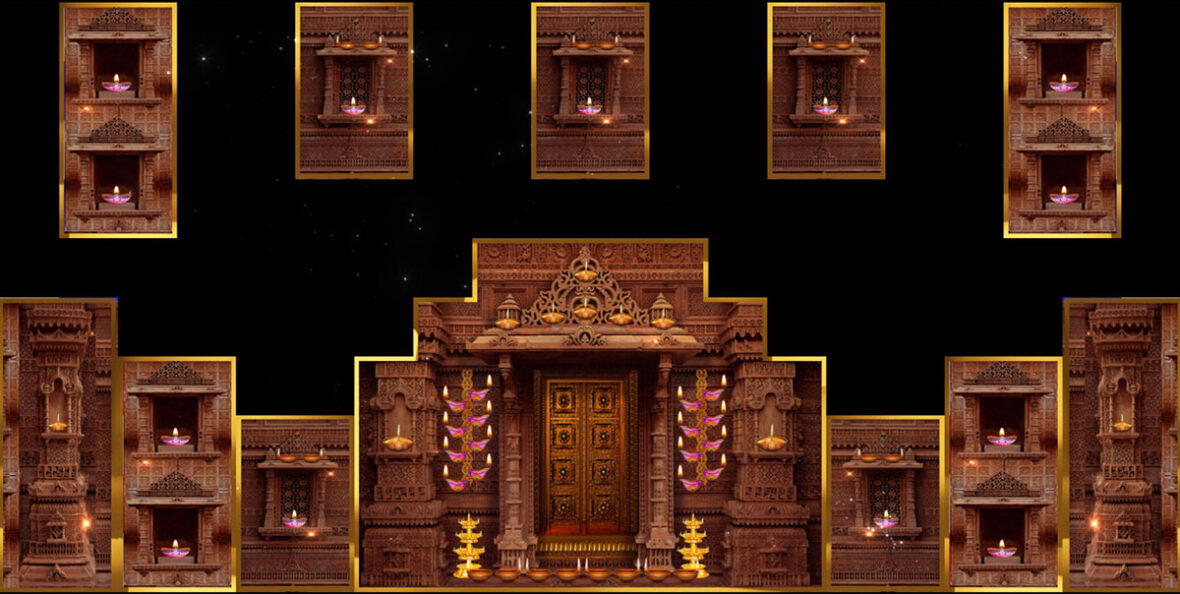 Traditional-Temple-Gate-VJ-Loop-with-Diyas